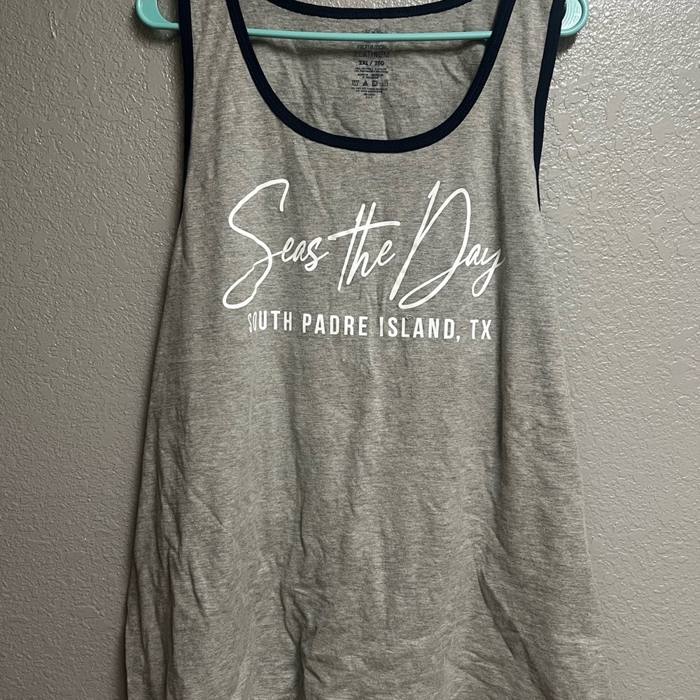 Gray Seas the Day Tank Top
